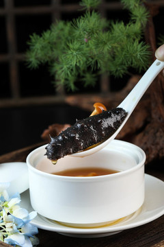 菌菇炖辽参