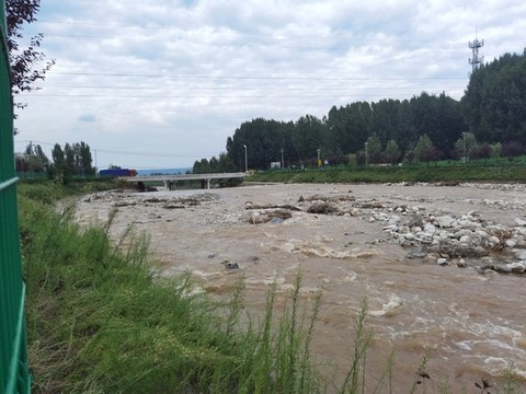 洪水后的河流