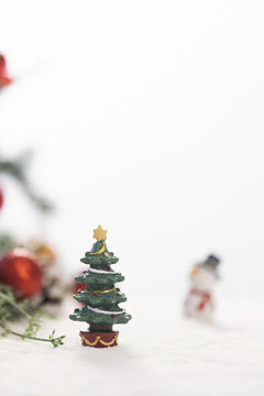 圣诞树创意圣诞节雪景图片