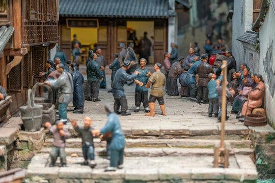 古代街道场景还原
