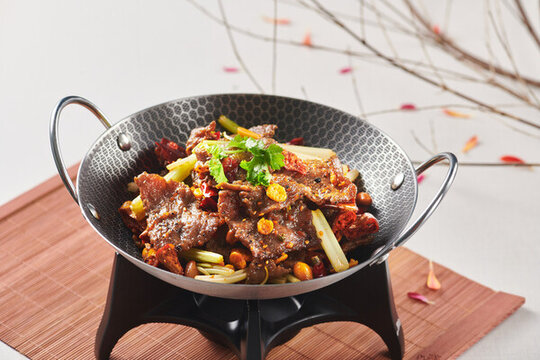 香辣干锅黄牛肉