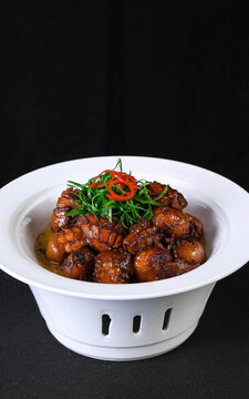 干菜土豆烧目鱼