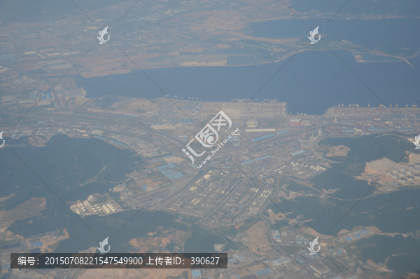 渤海湾俯瞰