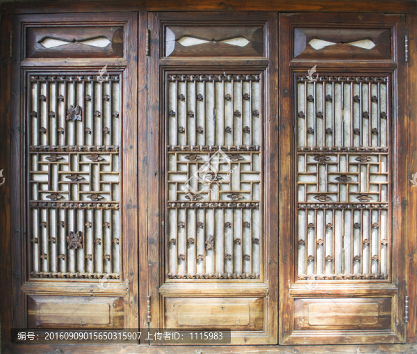 古代木窗户