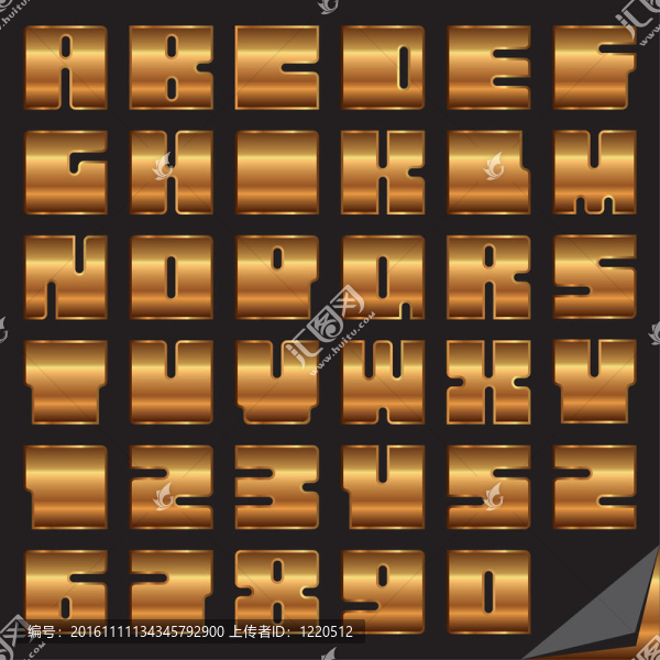 黄金字体集
