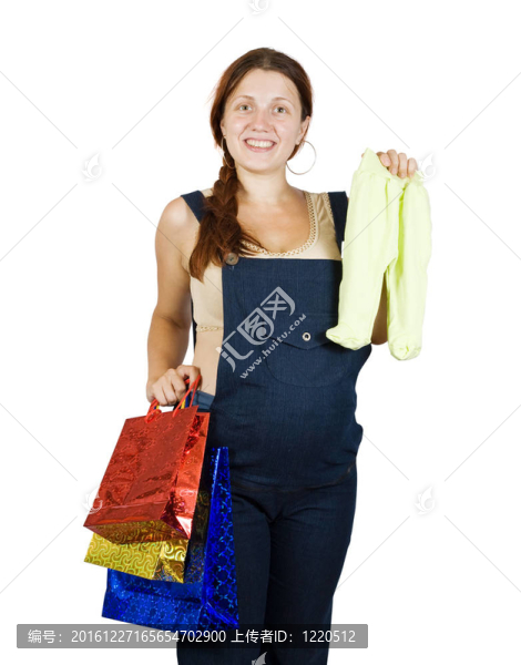 孕妇带购物袋