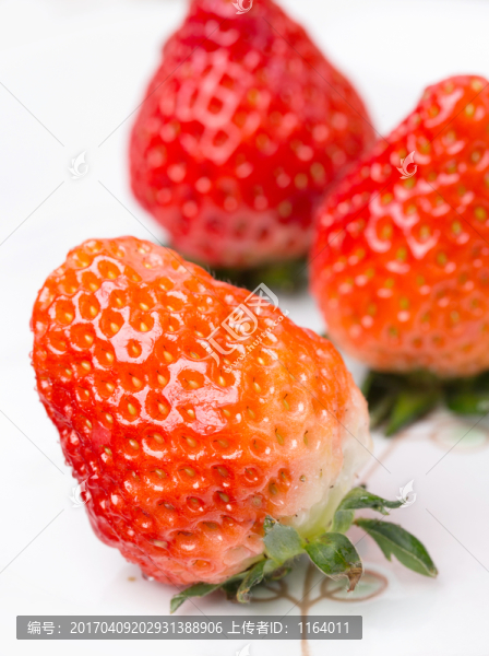 新鲜可口的草莓