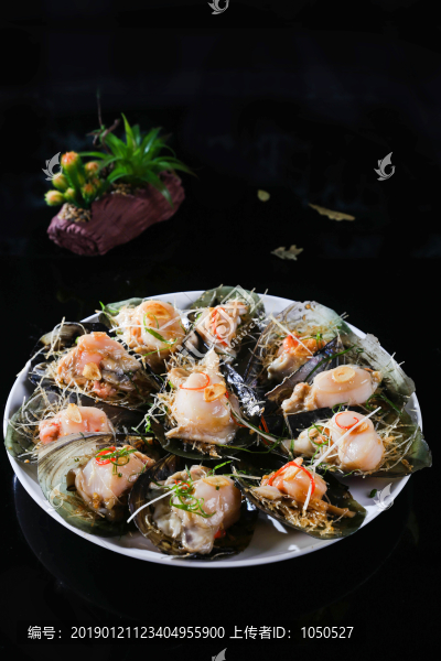 蒜茸粉丝蒸带子