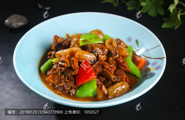 鸡块烧海参