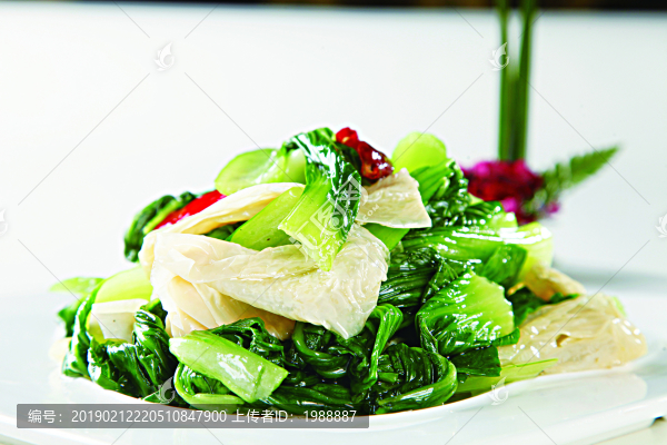 青菜豆筋