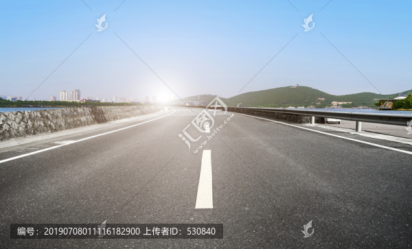 道路交通和城市景观