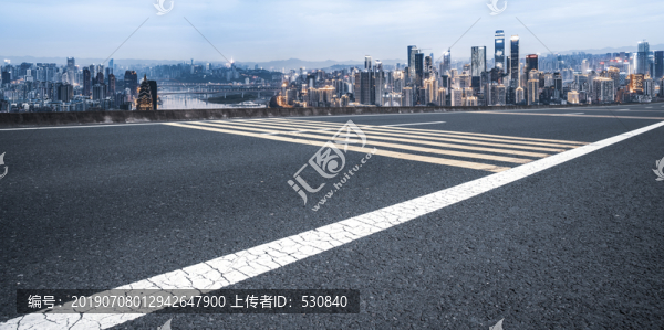 道路交通和城市景观