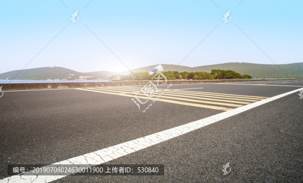道路交通和城市景观