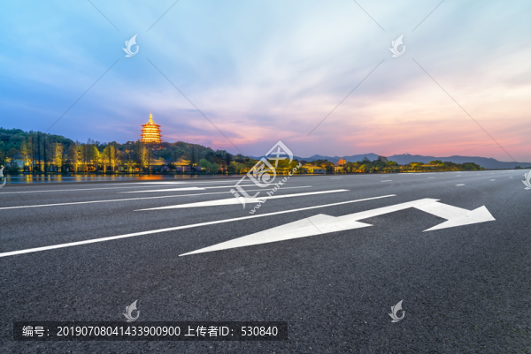 道路交通和园林景观
