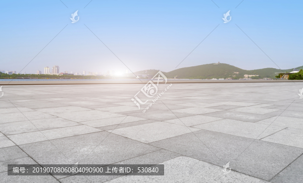 石砖素材和城市景观