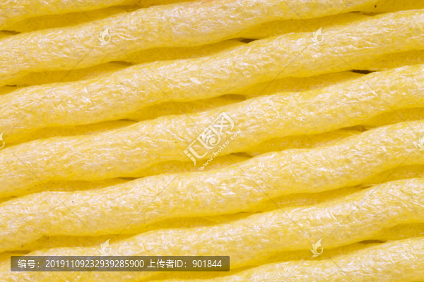 黄色泡沫包装物纹理平面背景素材