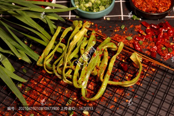 贡菜烤串