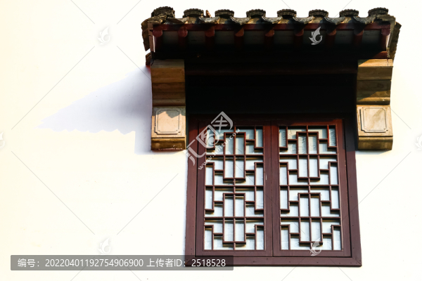 夫子庙古建筑窗户徽派建筑