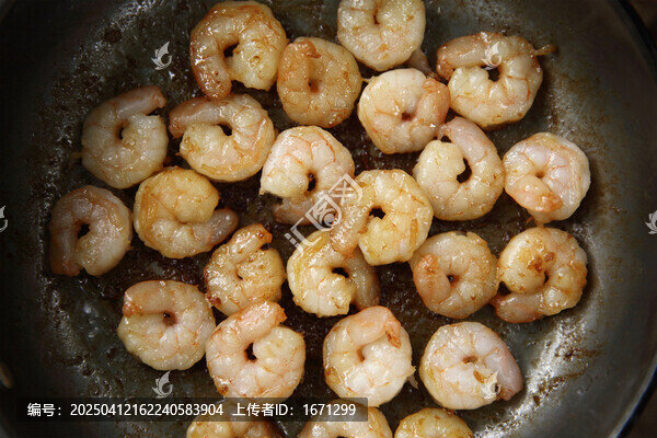 户外野餐虾仁